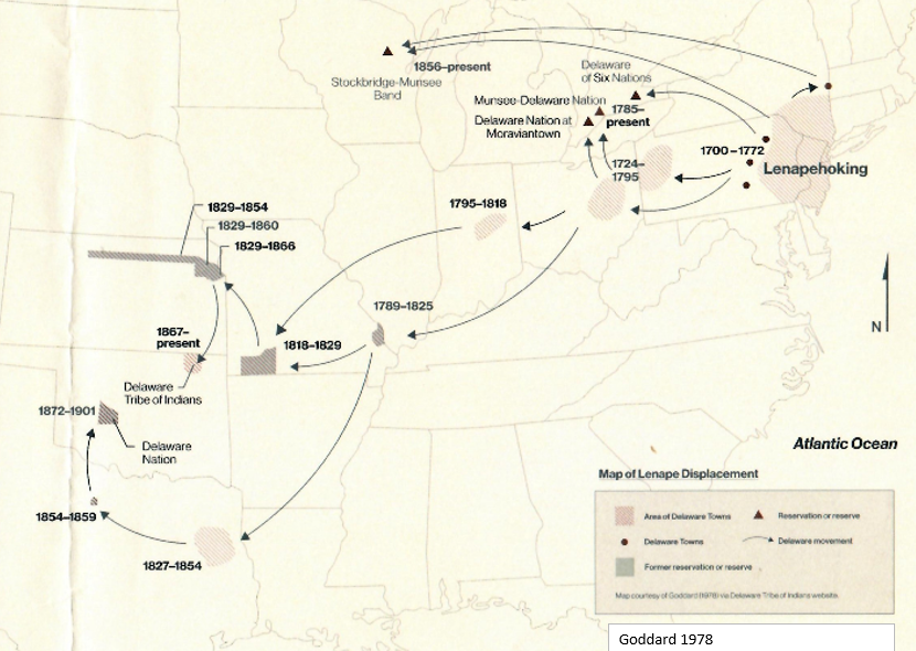 Lenape Removal Map